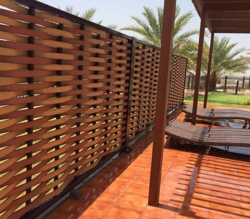 سواتر شرائح بلاستيكية جميلة ومتينة لحماية الحدائق – حداد الدمام