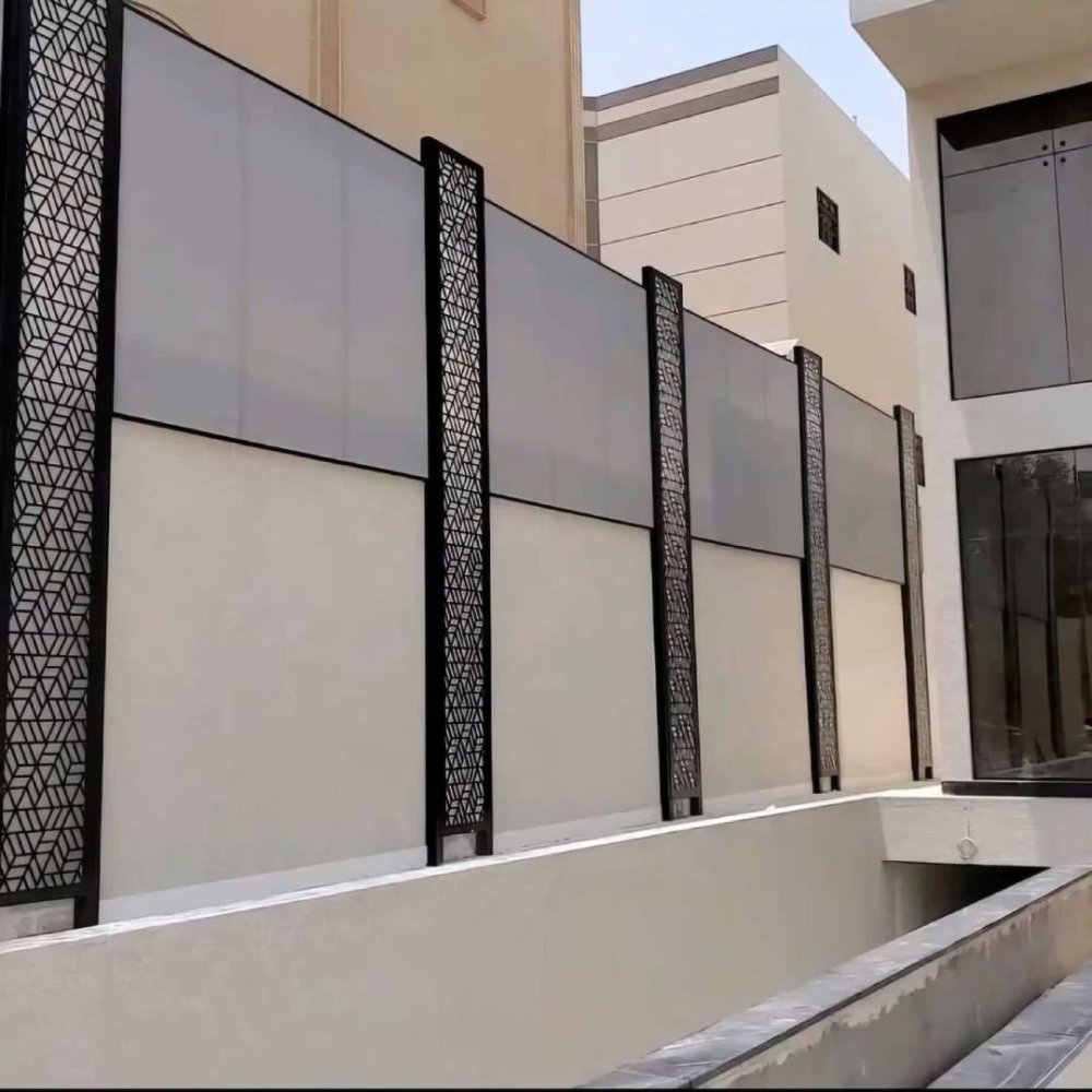 سواتر لكسان مع حديد قص ليزر للحوش – حداد الدمام