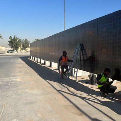 تسوير أراضي فضاء إعلانات بجودة عالية – حداد الدمام