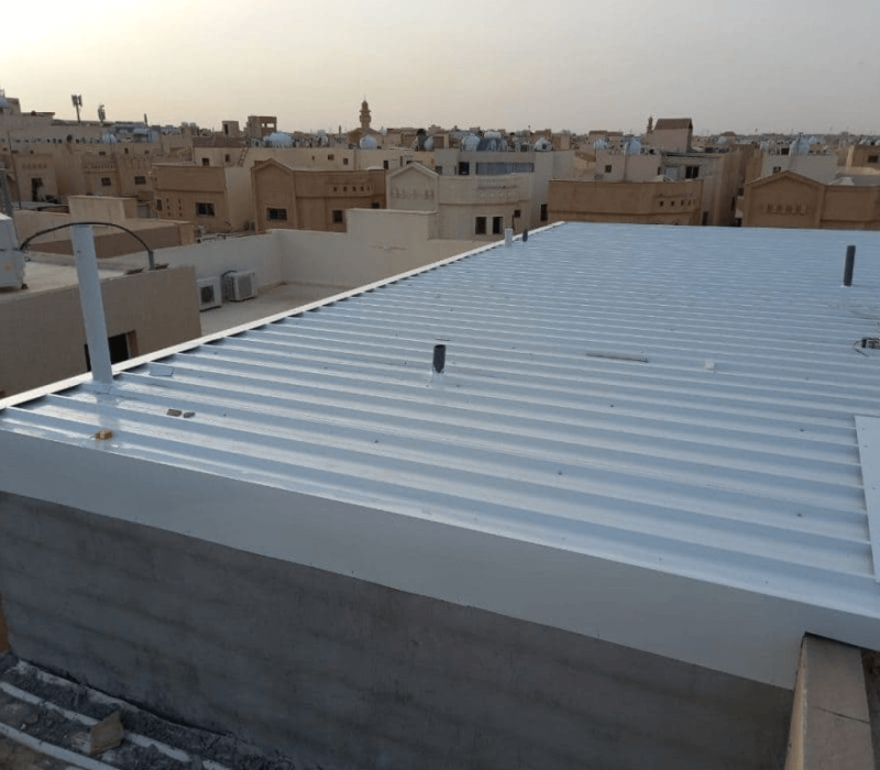 تركيب سقف سندويش بنل متين – حداد الدمام